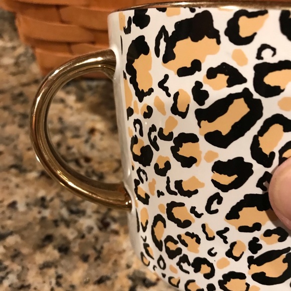 ☕️prima design Gold & Leopard Coffee Mug - Picture 4 of 8